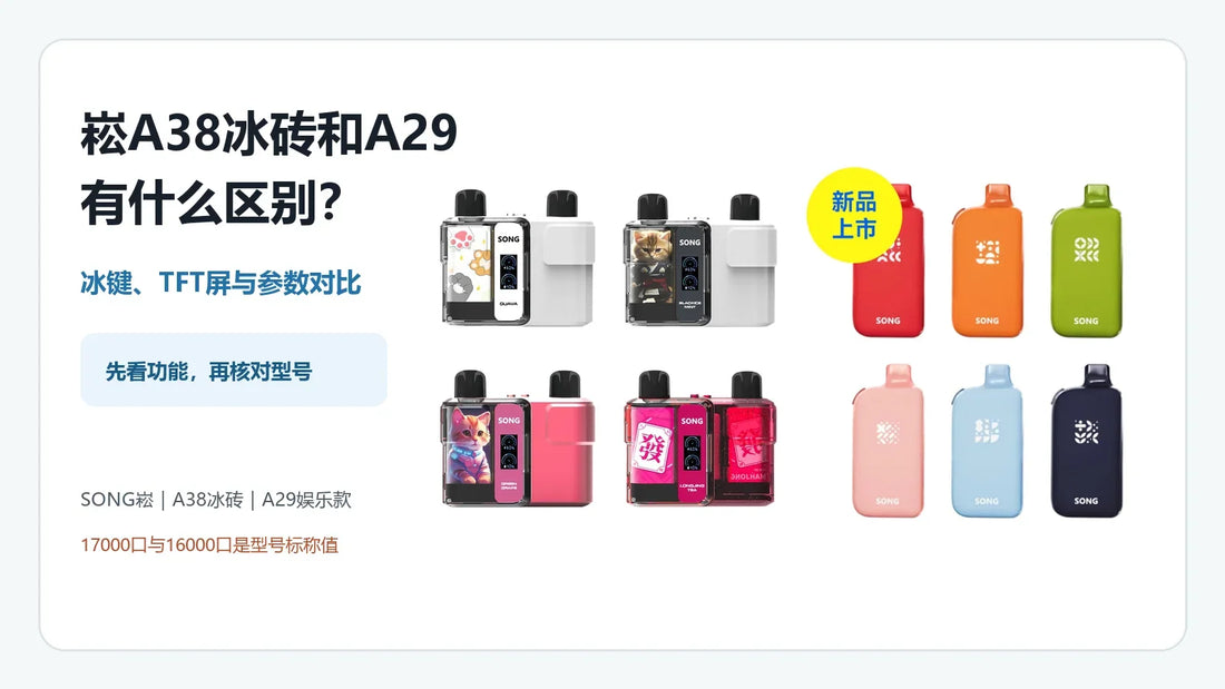 崧A38冰砖与A29娱乐款白底外观对比封面