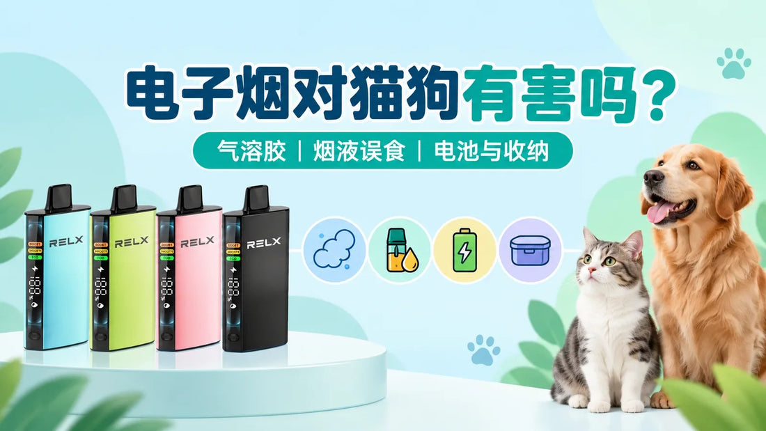 电子烟对猫狗的气溶胶、烟液、电池与收纳风险科普