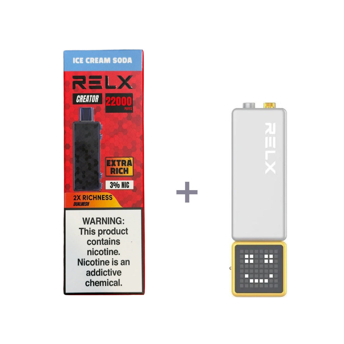 正品悦刻积木乐高RELX Creator  22000口烟弹/套装-多口味可选 (一代/二代杆弹通用）