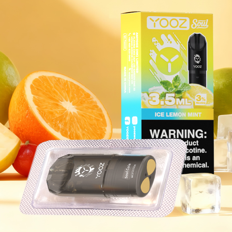 柚子YOOZ Soul Pod灵魂烟弹系列3.5ML大容量多口味可选柚子陶瓷芯通配烟弹-三颗起售