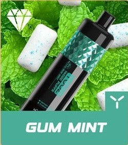 正品柚子水烟YOOZ SHISHA 14000口 DTL水晶炫彩钻石切割工艺大烟雾肺吸模式油量电量显示一次性电子烟-多口味可选