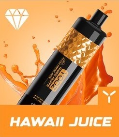 正品柚子水烟YOOZ SHISHA 14000口 DTL水晶炫彩钻石切割工艺大烟雾肺吸模式油量电量显示一次性电子烟-多口味可选