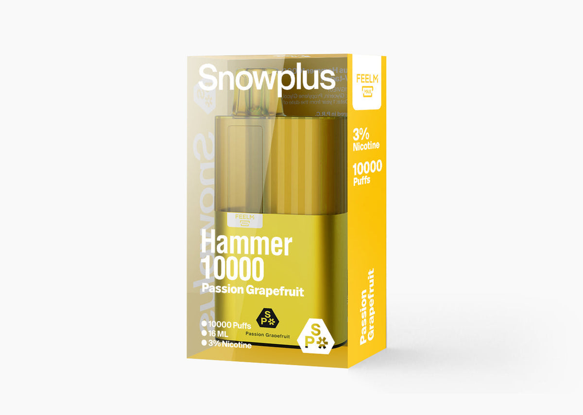 正品雪加大板砖海外版 SnowPlus Hammer 10000口 一次性电子烟(16ml)