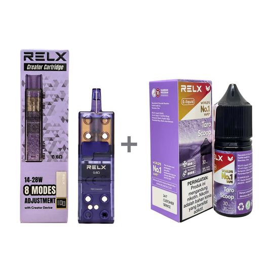 正品悦刻三代积木空弹烟油套餐(5ml容积RELX空弹+30ml正品RELX E-liquid)