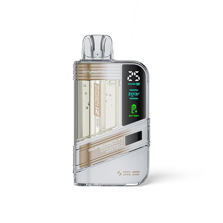 正品冰熊一次性20000口Zgar Supernova，可调火力烟阻/LED显示屏
