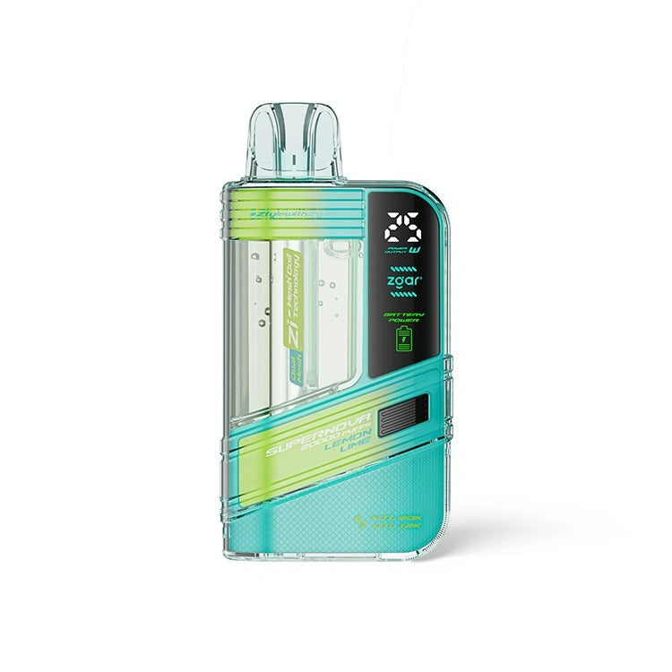 正品冰熊一次性20000口Zgar Supernova，可调火力烟阻/LED显示屏