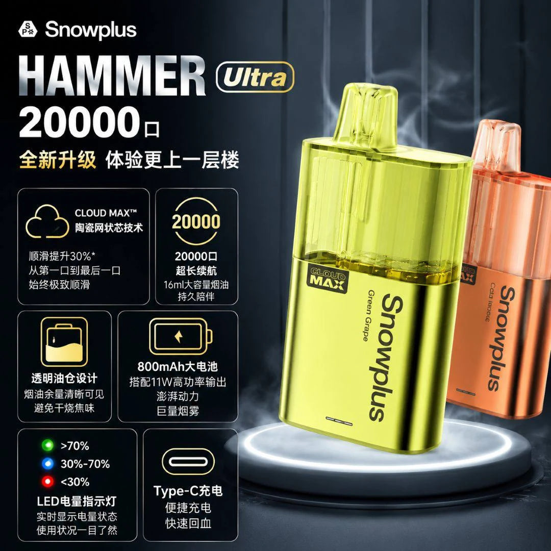 SnowPlus Hammer Ultra 20000 二代大板砖产品主图